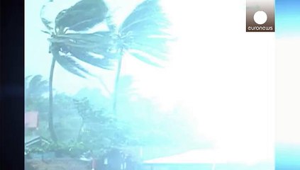 Typhoon hits northeast Philippines