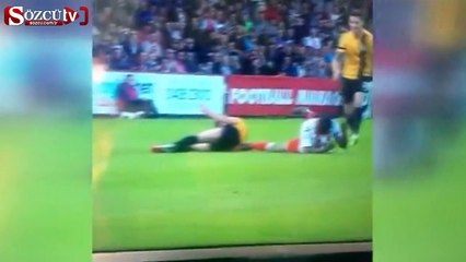 Yıldız oyuncunun beyni dışarı çıkıyordu!