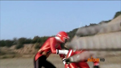 Power Rangers Samurai - Clash of the Red Rangers - Shark Attack and Super Modes Transformations (HD)