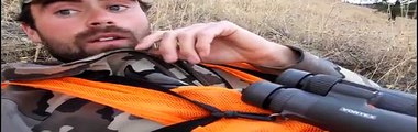 Bow hunting mule deer with a traditional bow- self filmed