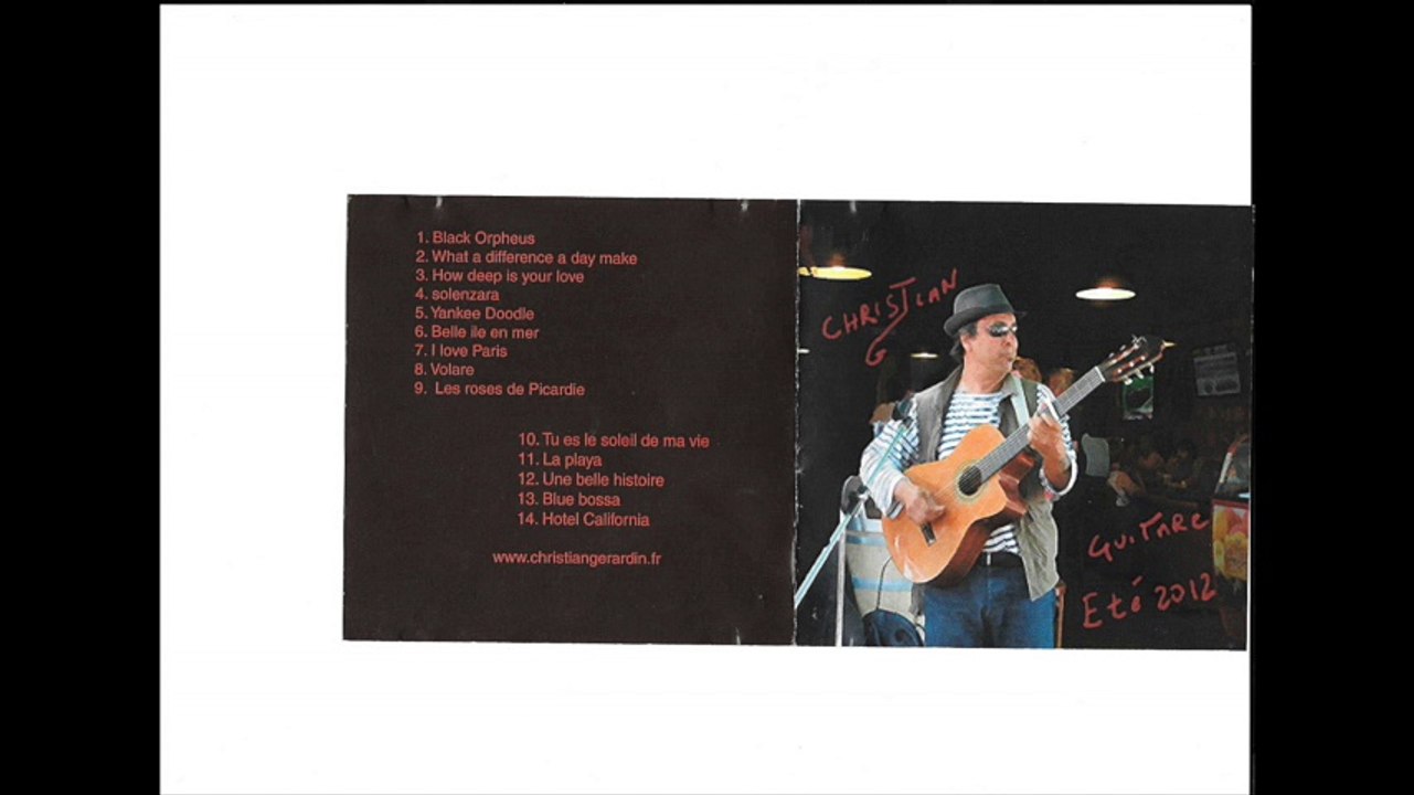 christian Gérardin  Guitare ETE 2012