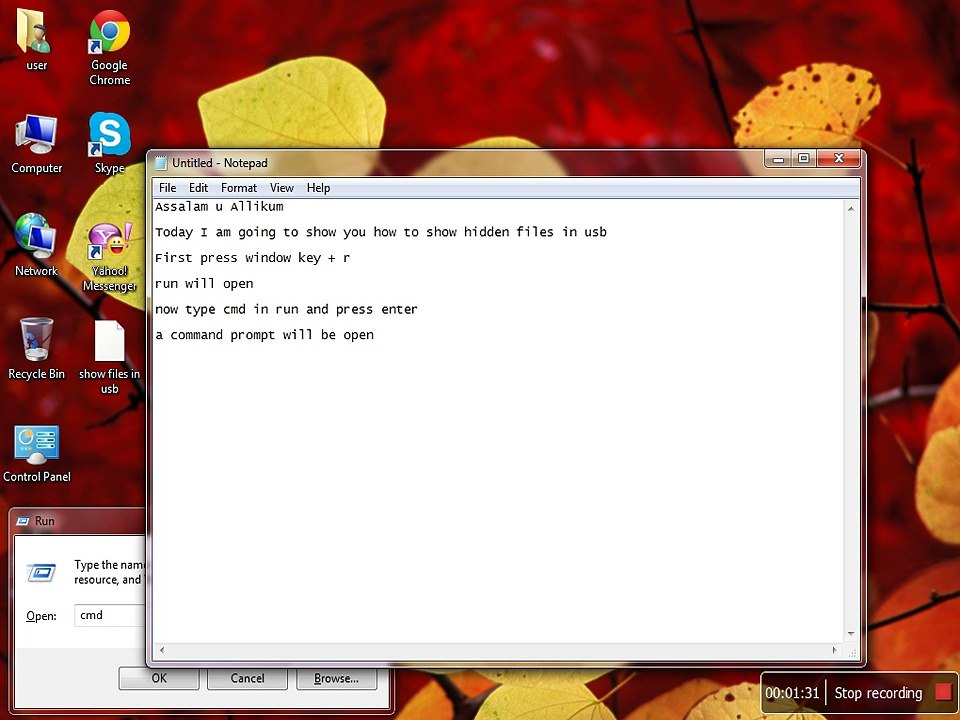 USB FILE SHOWING BY MUHAMMAD OWAIS SOHAIL