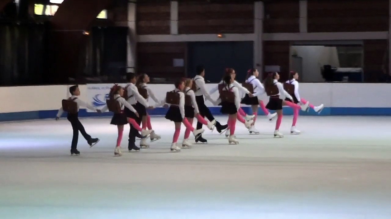 Démonstration Open -15 ans Team Tagad'Ice (Franconville) - Championnat de France 2015 de ballet sur glace