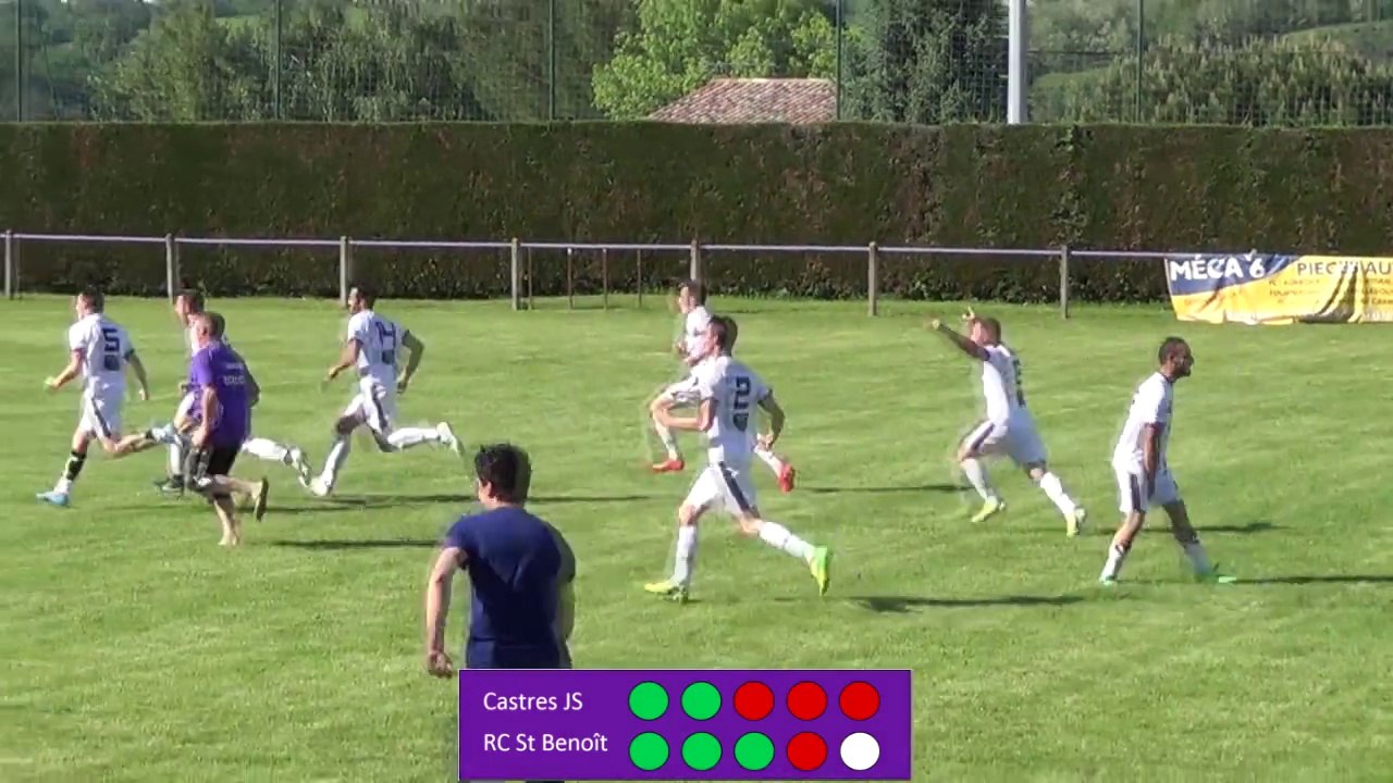 Résumé match St Benoît - Castres JS du 10-05-2015