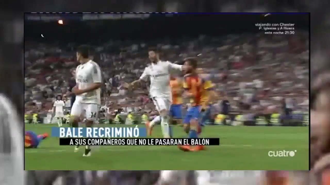 Quand Gareth Bale s'énerve contre James Rodriguez parce qu'il ne lui passe pas le ballon - Real Madrid vs. Valence