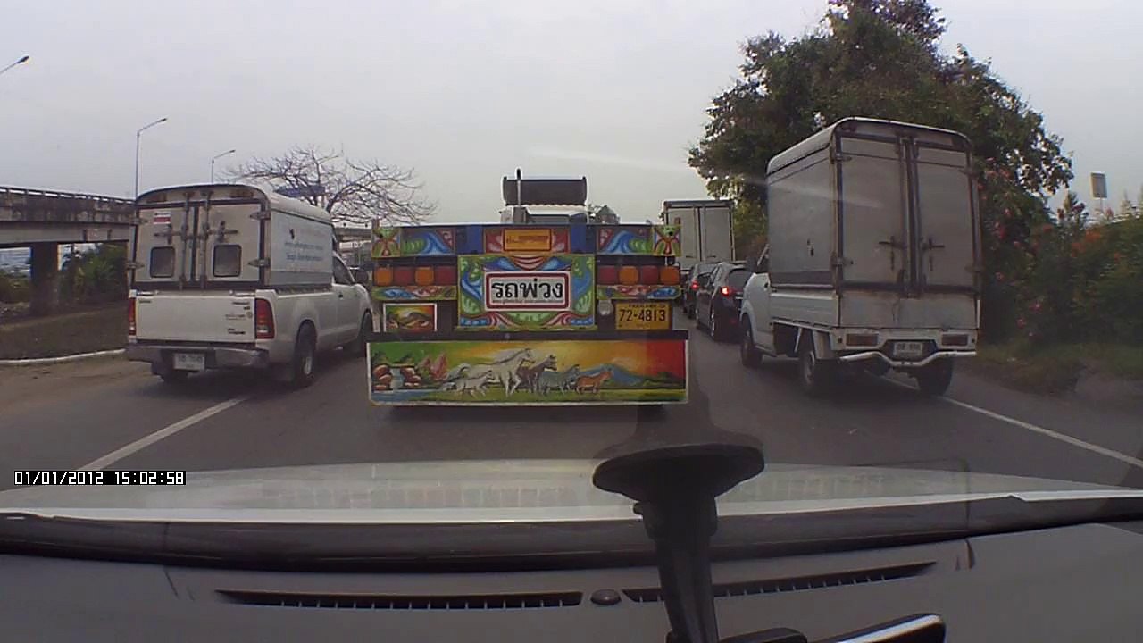 Les embouteillages de Bangkok