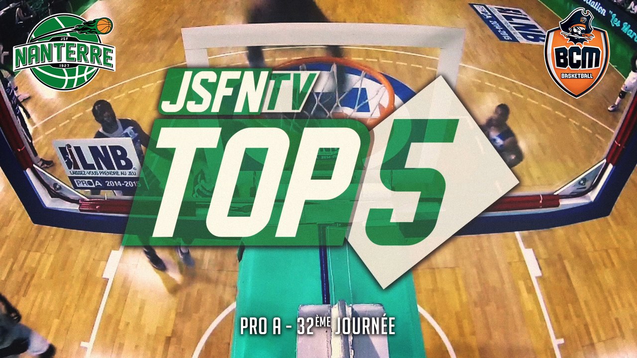 Top 5 - JSF Nanterre vs BCM Gravelines-Dunkerque (09/05/15) (Pro A - J32)