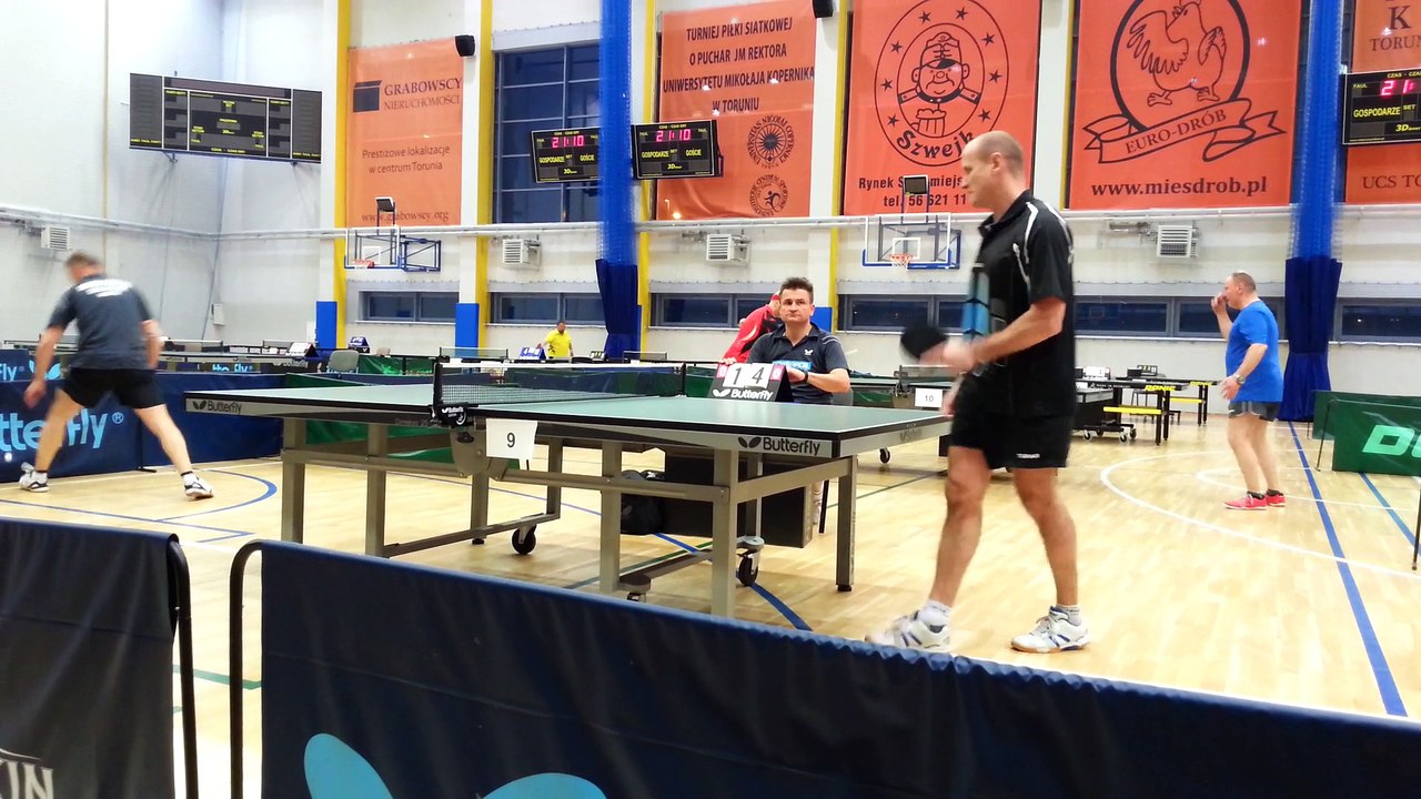 Krzysztof Schaniel - Mariusz Regulski 0-3 , finał mistrzostw kraju amatorów w kategorii 40-55 lat , Toruń 2015
