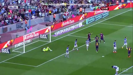 L'incroyable but de Pedro avec Barcelone