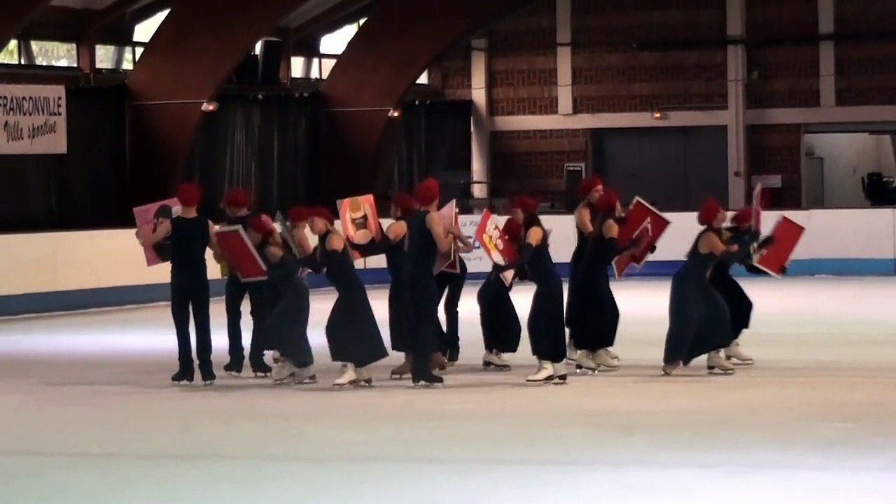 Programme libre Vertacomicoriens (Villard-de-Lans) - 1er en séniors - Championnat de France 2015 de ballet sur glace