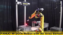 FANUC Bin Picking Robot with New iRVision 3D Area Sensor -- FANUC Robotics