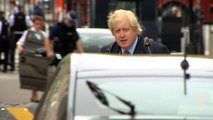 Boris Johnson arrives at Downing Street
