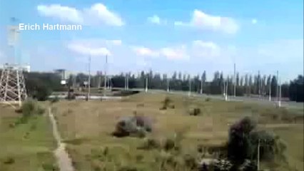 Ну на... Диверсия против АТО! Ополченци подорвали пешеходный мост в Горловке 05 08 2014