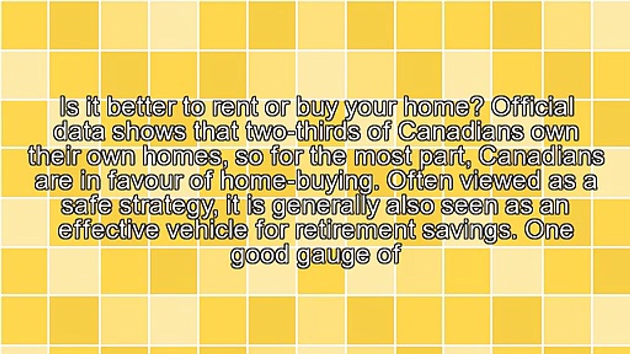 Buying Versus Renting