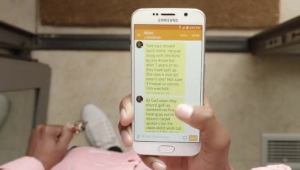 RGA Londres pour Samsung - «Texts from mom» - mai 2015