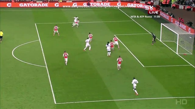 Bafetimbi Gomis 0:1 Goal Decision System | Arsenal - Swansea City 11.05.2015 HD