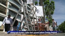 Autograph-chasers gather in Cannes ahead of film festival