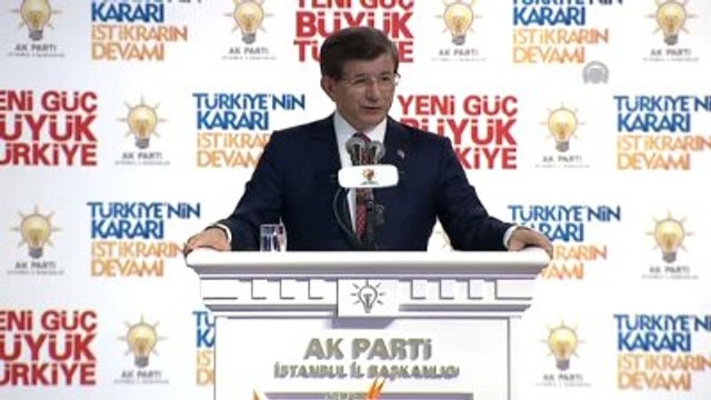 Davutoğlu: 7 Haziran'da İnşallah Güzel Bir Zaferi Hep Beraber Yaşayalım