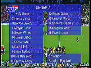 Romania - Hungary 2-0 Euro 2000 qualifiers FULL MATCH 1/6