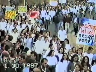 Protestat studentore 1997, Prishtinë, Kosovë