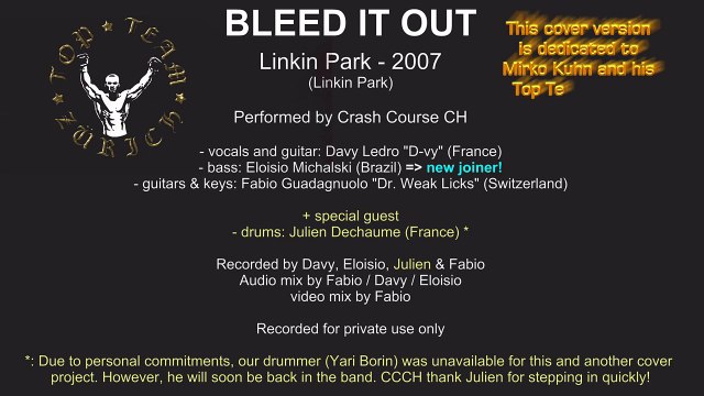 BLEED IT OUT (Linkin Park) - 2015 - cover version by CCCH