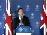 G20 Closing Conferences - David Cameron, Prime Minister of the United Kingdom