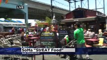 Mobile Weather Lab-Roberta Gonzales visits SOMA Streat Food