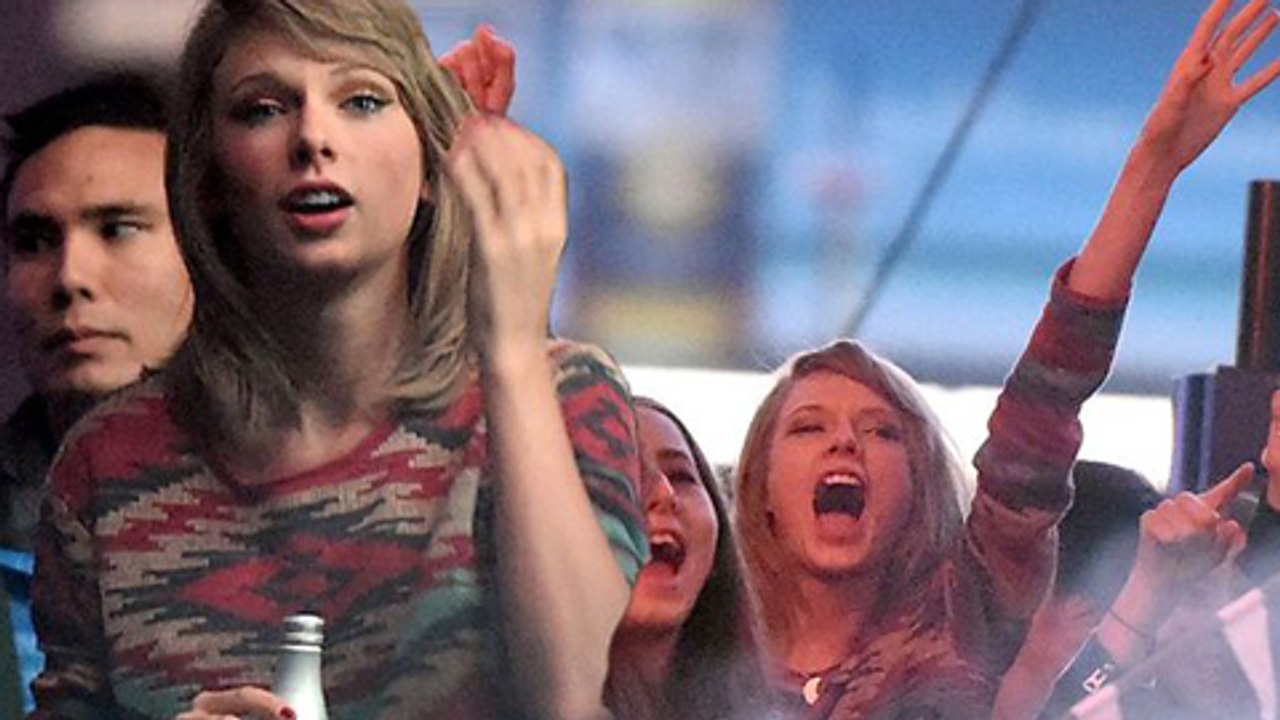Taylor Swift Cheers On Calvin Harris At Wango T...
