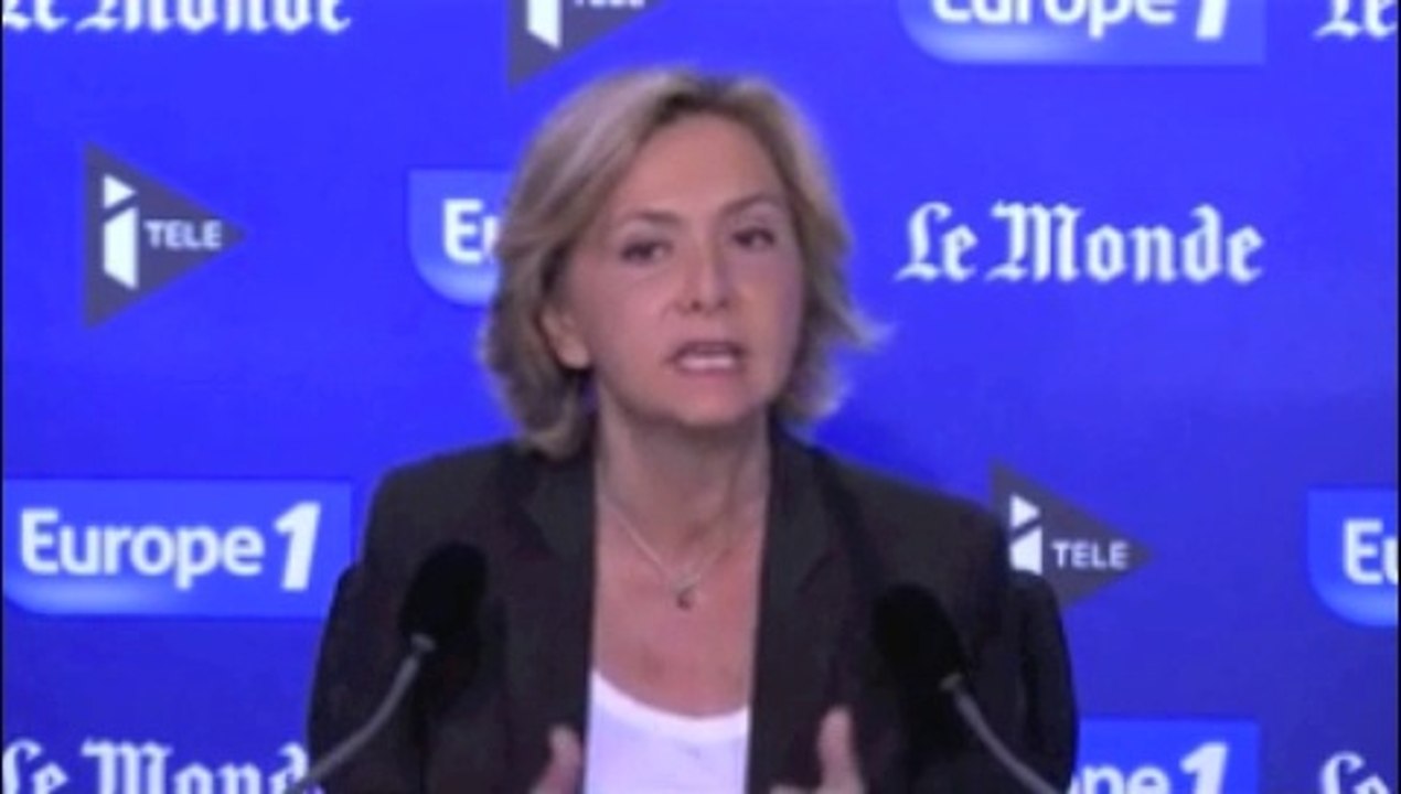 Valérie Pécresse au Grand Rendez-Vous Europe 1 - Itélé - Le Monde