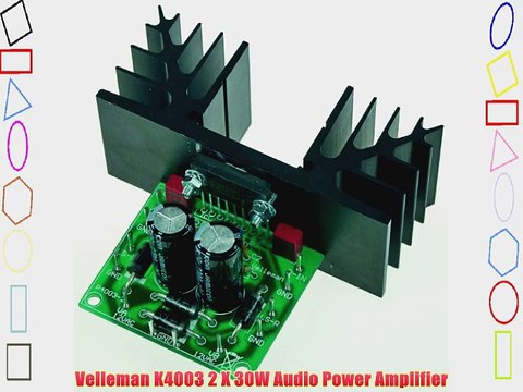Velleman K4003 2 X 30W Audio Power Amplifier