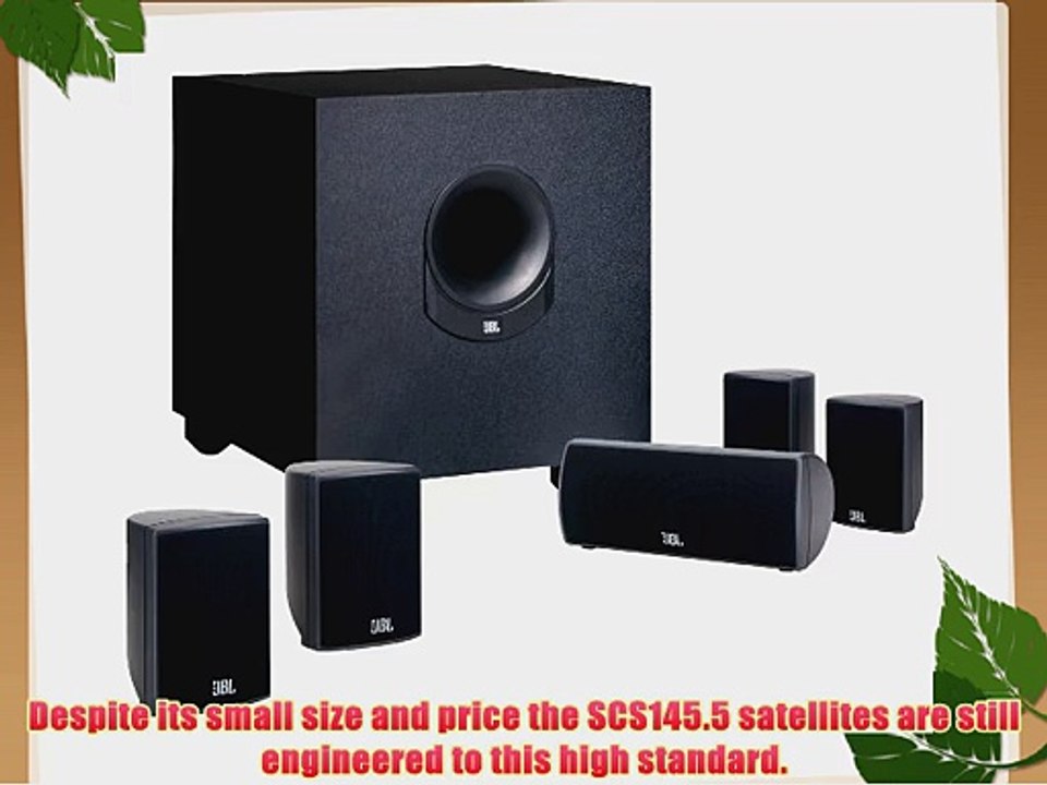 JBL SCS145.5 Home Cinema Speaker Package with Powered Subwoofer (Set of 6)