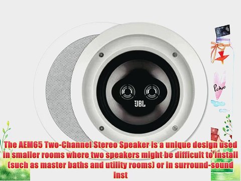 Leviton AEM65 Architectural Edition powered by JBL 6-1/2-Inch Two-Way In-Ceiling Loudspeaker
