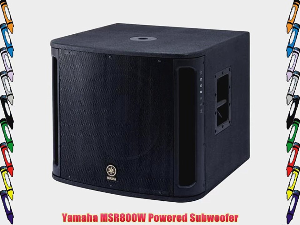 2 pieces YAMAHA MSR800W SUB 【ジャンク扱い】楽器・機材 ...