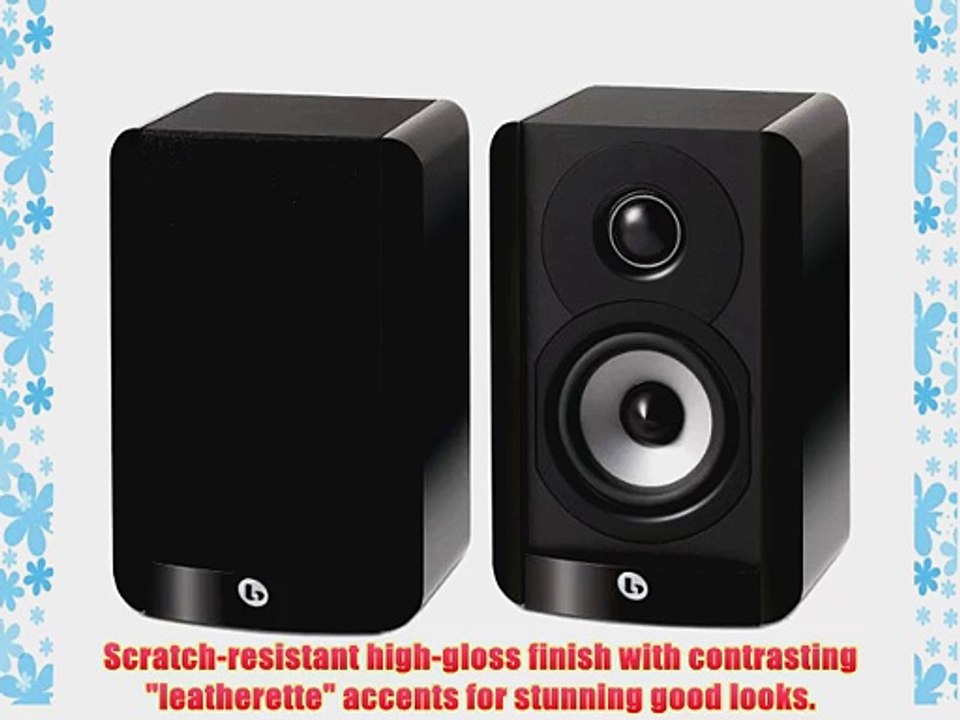 Boston Acoustics A 23 Compact Two-Way 3.5-Inch Woofer Bookshelf/Satellite Speaker (Each Gloss