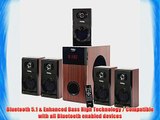 Frisby FS-5030BT 5.1 Surround Sound Home Theater Speakers System with Bluetooth USB/SD and
