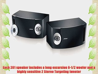 Bose 201-V Stereo Loudspeakers (Pair) - Black