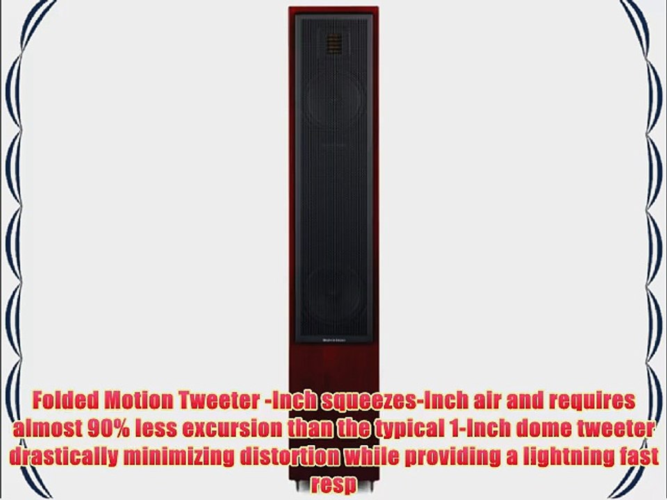 MartinLogan Motion 20 Gloss Black Cherrywood Floorstanding Loudspeaker