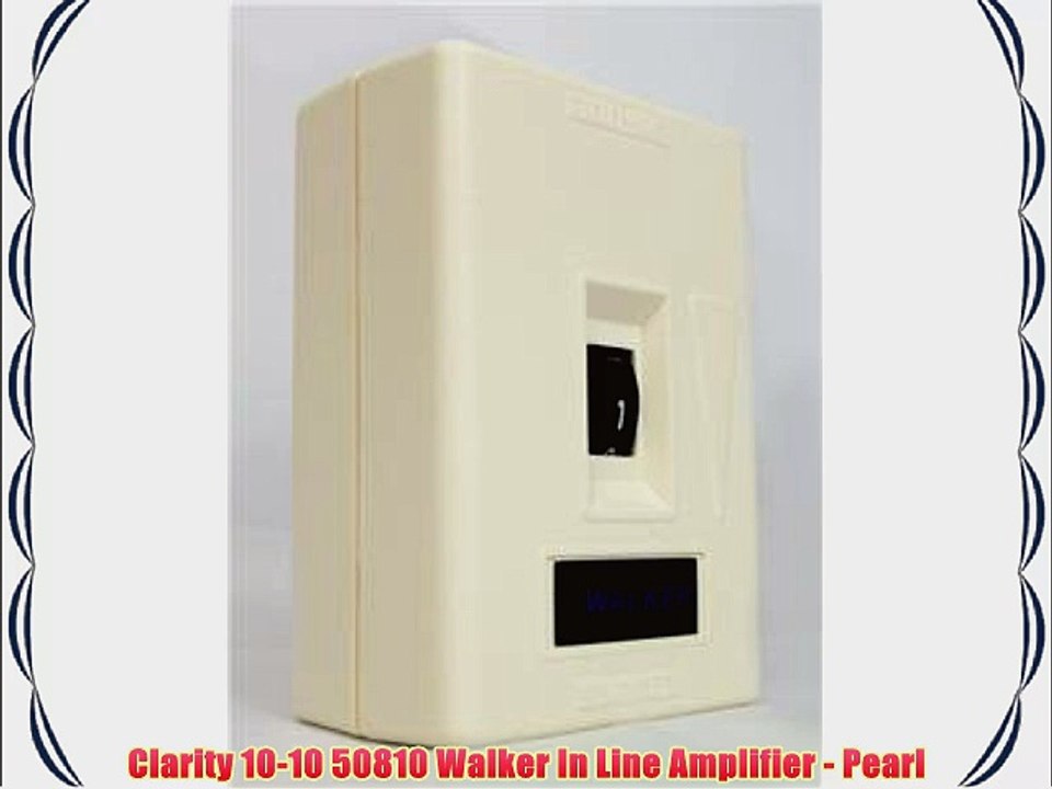Clarity 10-10 50810 Walker In Line Amplifier - Pearl