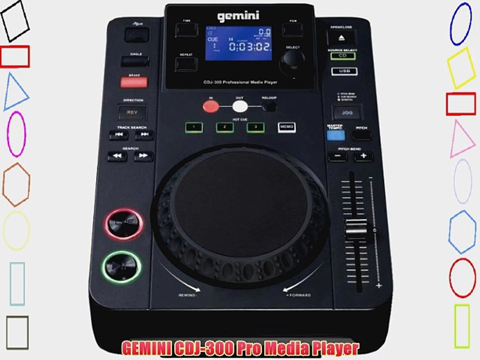 GEMINI CDJ-300 Pro Media Player