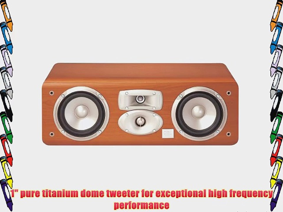 JBL LCICH3-Way High Performance Dual 5 -1/4-Inch Center Channel Loudspeaker (Cherry)