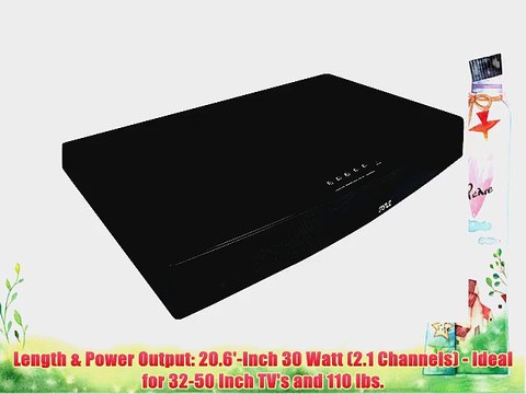 Pyle PSBV600BT Sound Base Bluetooth Tabletop TV Soundbar Digital Speaker System with Remote