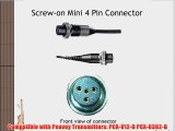 AV-JEFE TCM141 PROFESSIONAL LAVALIER MIC with Screw-On Mini 4 Pin Connector for Mipro / Peavey