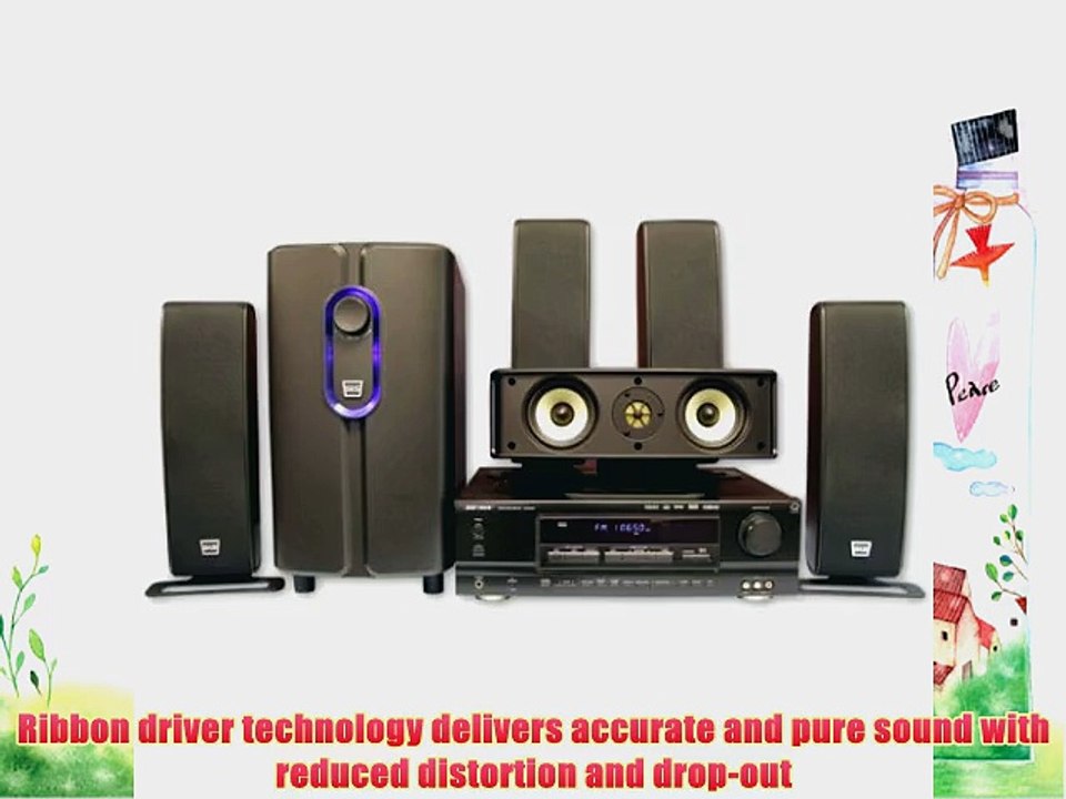 SLS Q-Line Gold 650w 5.1 Surround Sound Home Theater System