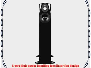 NHT Classic Four Floor Standing Tower Speaker-Right (Piano-Gloss Black Single)