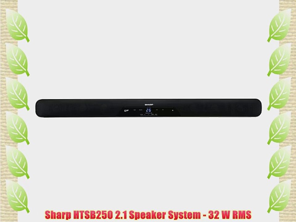 Sharp HTSB250 2.1 Speaker System - 32 W RMS