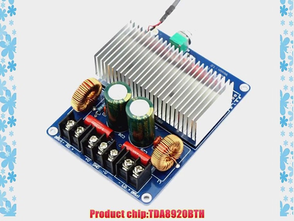 DROK? TDA8920 HiFi Digital Power Amplifier OCL 2-channel 80W*2 Ampli BTL Mono 160W Stereo Audio