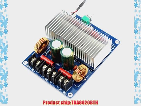 DROK? TDA8920 HiFi Digital Power Amplifier OCL 2-channel 80W*2 Ampli BTL Mono 160W Stereo Audio