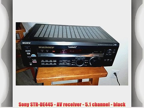 Sony STR-DE445 - AV receiver - 5.1 channel - black