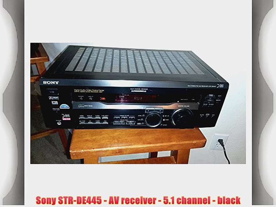 Sony STR-DE445 - AV receiver - 5.1 channel - black