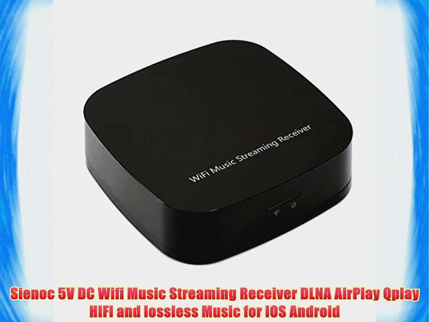 Sienoc 5V DC Wifi Music Streaming Receiver DLNA AirPlay Qplay HIFI and lossless Music for IOS